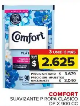 Carrefour Maxi Comfort suavizante p ropa clasico dp oferta