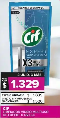 Carrefour Maxi Cif limpiador vidrio multiuso dp expert oferta