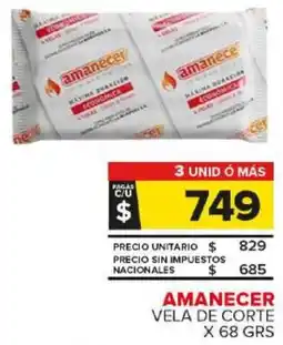 Carrefour Maxi Amanecer vela de corte oferta