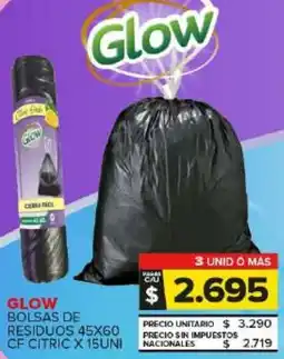 Carrefour Maxi Glow bolsas de residuos oferta