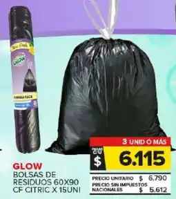 Carrefour Maxi Glow bolsas de residuos oferta