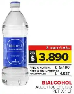 Carrefour Maxi Bialcohol alcohol etilico pet oferta