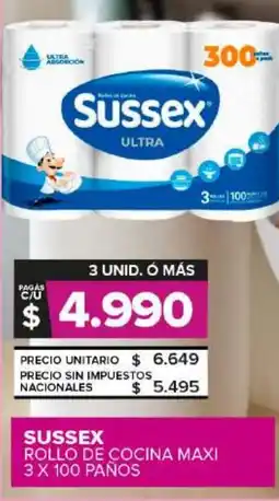Carrefour Maxi Sussex rollo de cocina maxi oferta