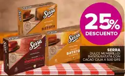 Carrefour Maxi Serra dulce membrillo/ batata/batata con cacao caja oferta