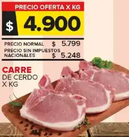 Carrefour Maxi Carre de cerdo oferta