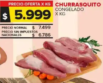 Churrasquito congelado