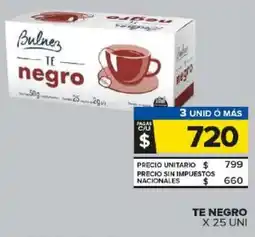 Carrefour Maxi Bulnez te negro oferta