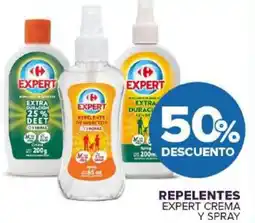 Carrefour Maxi Repelentes expert crema y spray oferta