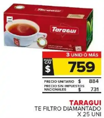 Carrefour Maxi Taragui te filtro diamantado oferta