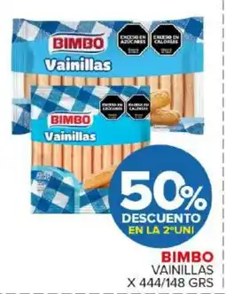 Carrefour Maxi Bimbo vainillas oferta