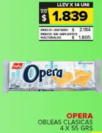 Carrefour Maxi Opera obleas clasicas oferta