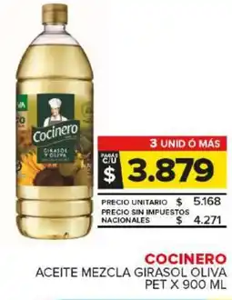 Carrefour Maxi Cocinero aceite mezcla girasol oliva pet oferta