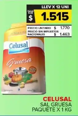 Carrefour Maxi Celusal sal gruesa paquete oferta