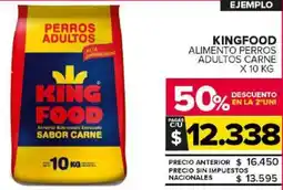 Carrefour Maxi Kingfood alimento perros adultos carne oferta