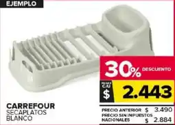 Carrefour Maxi Carrefour secaplatos blanco oferta