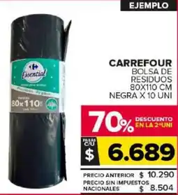 Carrefour Maxi Carrefour bolsa de residuos oferta