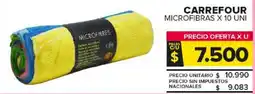 Carrefour Maxi Carrefour microfibras oferta