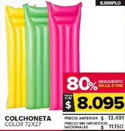 Carrefour Maxi Colchoneta color oferta
