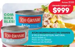 Supermercados Tadicor Atún desmenuzado río grande oferta