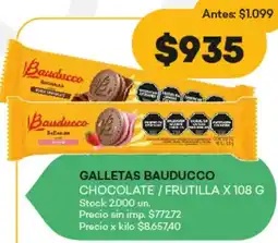 Supermercados Tadicor Galletas bauducco chocolate / frutilla oferta