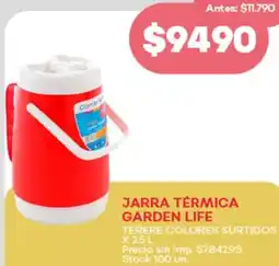 Supermercados Tadicor Jarra térmica garden life terere colores surtidos oferta