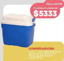 Supermercados Tadicor Conservadora colores surtidos oferta