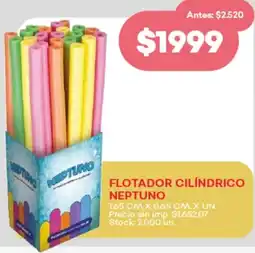 Supermercados Tadicor Flotador cilindrico neptuno oferta