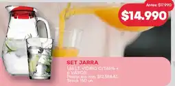 Supermercados Tadicor Set jarra oferta