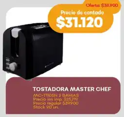 Supermercados Tadicor Master chef tostadora oferta