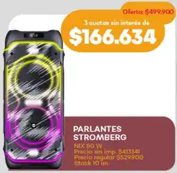 Supermercados Tadicor Stromberg parlantes nix oferta