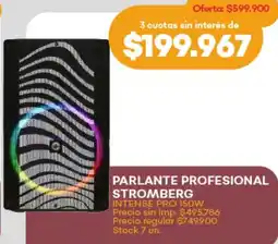 Supermercados Tadicor Stromberg parlante profesional oferta