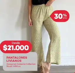 Supermercados Tadicor Pantalones livianos joaquina/ joaquina collection oferta