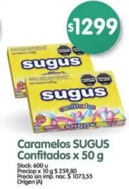 Supermercados Buenos Días Sugus caramelos confitados oferta