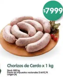 Supermercados Buenos Días Chorizos de cerdo oferta