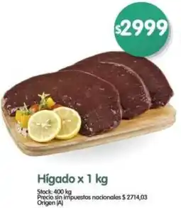 Supermercados Buenos Días Hígado oferta