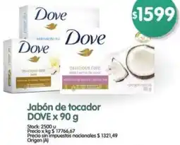 Supermercados Buenos Días Dove jabón de tocador oferta