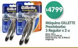 Supermercados Buenos Días Gillette máquina prestobarba oferta