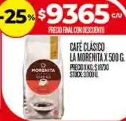 Supermercados DIA La morenita café clásico oferta