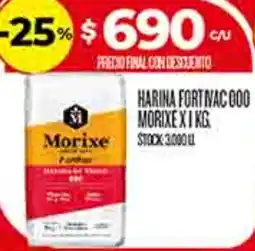 Supermercados DIA Morixe harina fortnac 000 oferta