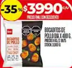 Supermercados DIA Dia bocaditos de pollo oferta