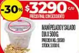 Supermercados DIA Dia mani̇peladoy salado oferta