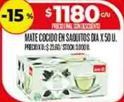 Supermercados DIA Dia mate cocido en saquitos oferta
