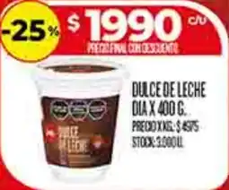 Supermercados DIA Dia dulce de leche oferta