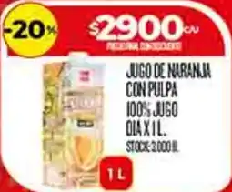 Supermercados DIA Dia jugo de naranja con pulp oferta