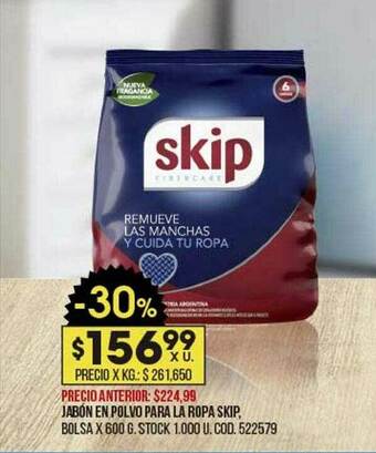 Coto Jabón En Polvo Para La Ropa Skip oferta