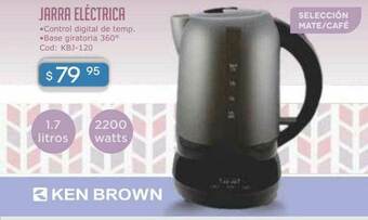 Cuotas del Sur Jarra Eléctrica Ken Brown oferta