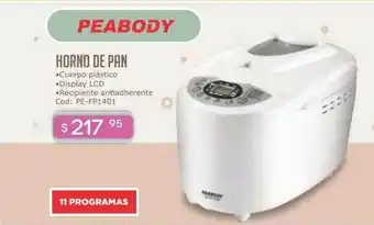 Cuotas del Sur Peabody Horno De Pan oferta