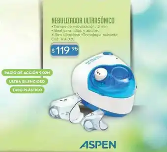 Cuotas del Sur Nebulizador Ultrasónico Aspen oferta