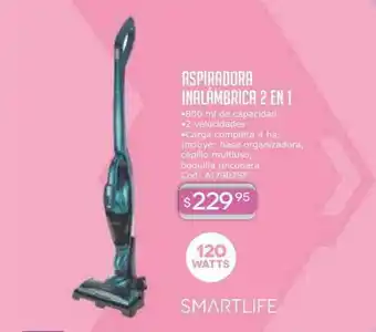 Cuotas del Sur Aspiradora Inalámbrica 2 En 1 Smartlife oferta