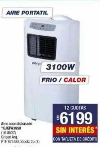Aire Acondicionado Kjkpa3650